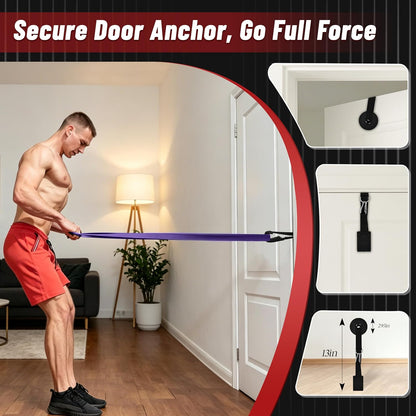 Pull Up Assistance Bands, 5-Level Resistance Bands for Working Out, Pull Up Bands for Men & Women, Exercise Bands for Full-Body Training, Fitness, Physical Therapy, Stretch Workout Bands at Home, Gym