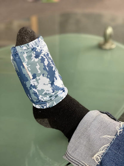 HurtSkurt® Premium Ice Therapy Sleeve – Turtle Bay Medium – Stretch-Fit Wearable Cold Compression Wrap for Knee, Leg, Elbow & Ankle Recovery, Durable, Machine Washable, Stays Cold Longer