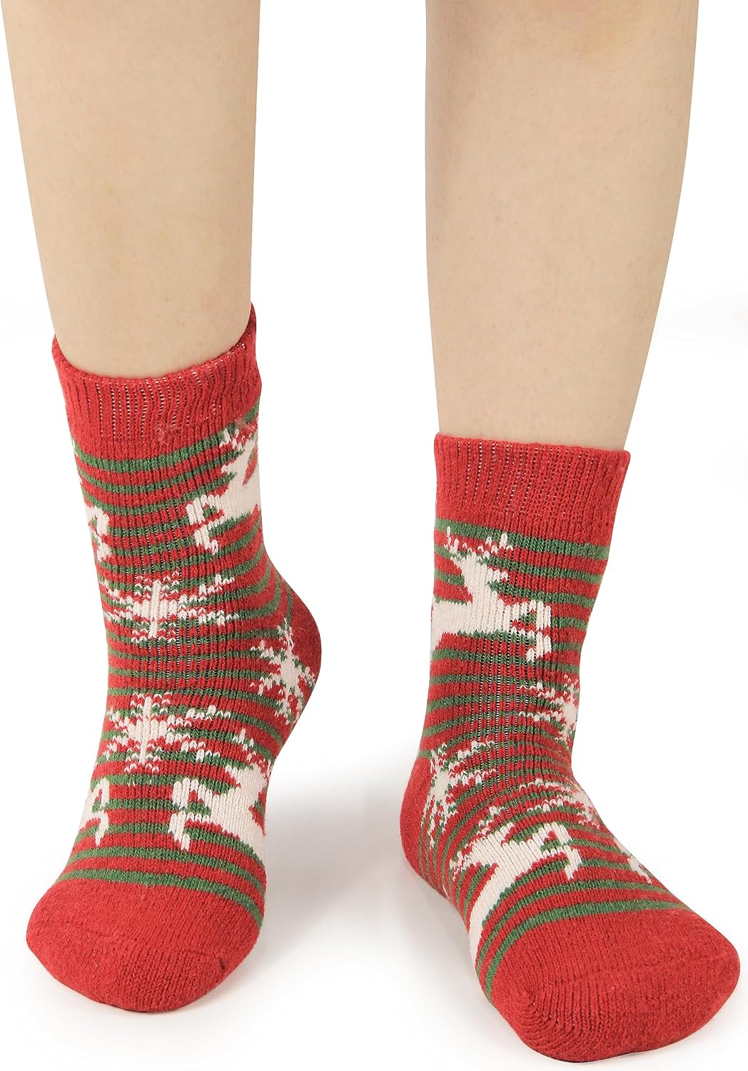 BenSorts Women's Winter Boots Socks Thick Warm Cozy Crew Socks Solid Color Gifts