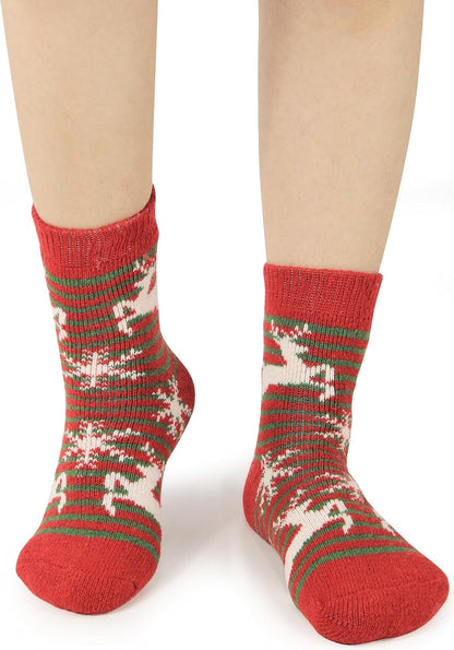 BenSorts Women's Winter Boots Socks Thick Warm Cozy Crew Socks Solid Color Gifts