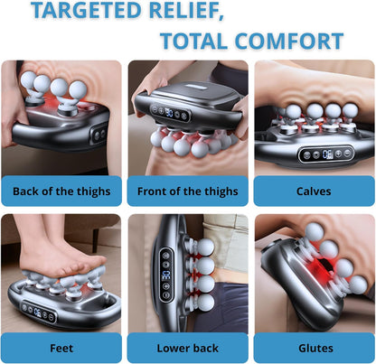 LEVILO 20 Head Massage Gun Deep Tissue for Neck, Shoulder, Back Massager – Percussion Massage Gun for Muscle Recovery – Quiet, Portable & Powerful Full Body Tool – Ideal Gift for Men & Women