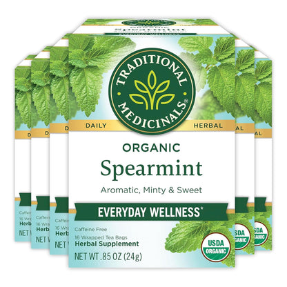 Traditional Medicinals Organic Spearmint, 96 Tea Bags
