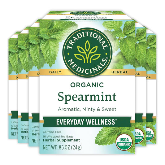 Traditional Medicinals Organic Spearmint, 96 Tea Bags