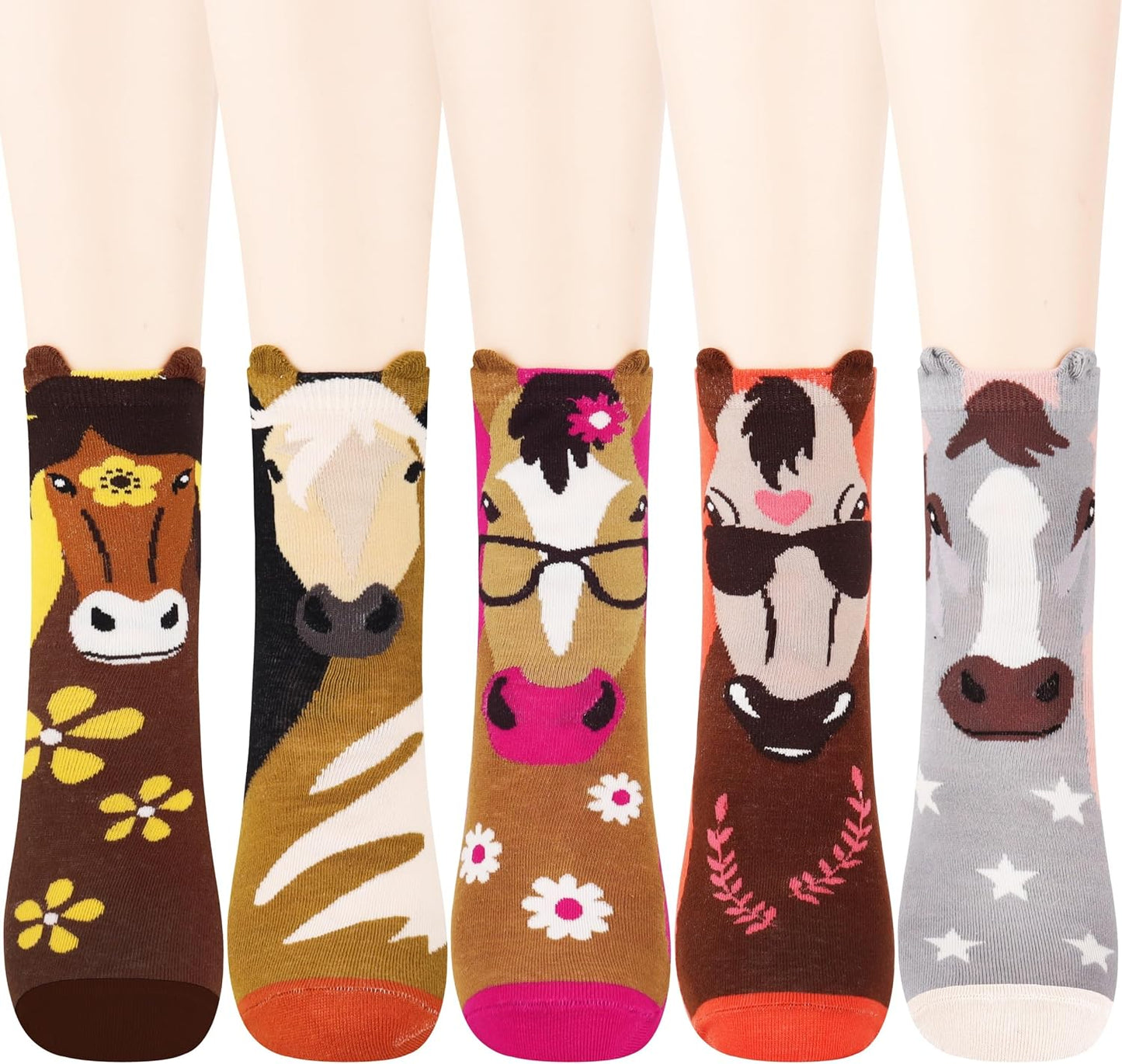Jeasona Cute Cat Gifts for Women Animal Cat Socks Wife Mom Girlfriend Daughter