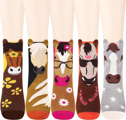Jeasona Cute Cat Gifts for Women Animal Cat Socks Wife Mom Girlfriend Daughter