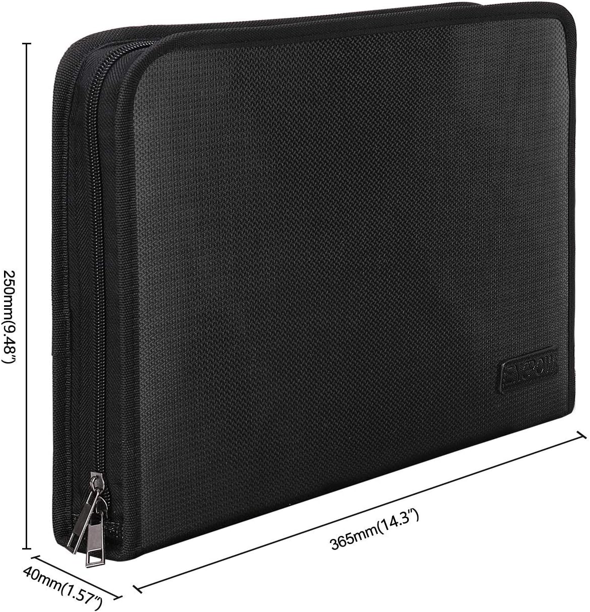 ENGPOW Expanding File Folder,Fireproof 13 Pockets Document Organizer Bag