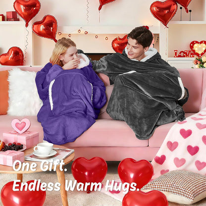 yescool Wearable Blanket Hoodie as Christmas Birthday Gifts for Women Mom - Colors B