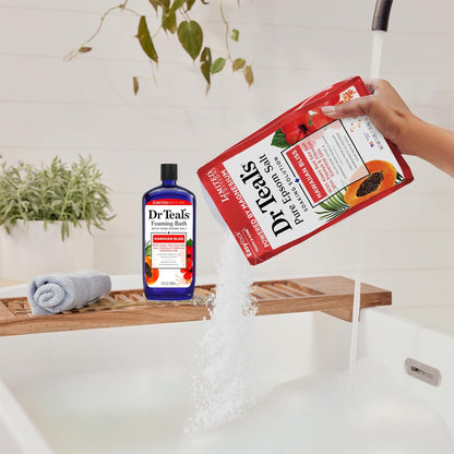 Dr Teal's Epsom Salt Magnesium Soak, Limited Edition Hawaiian Bliss, 3 lbs