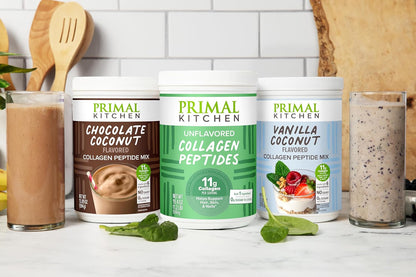 Primal Kitchen Matcha Collagen Keto Latte Powder, Sugar-Free Collagen Peptides, 9.33 Ounces