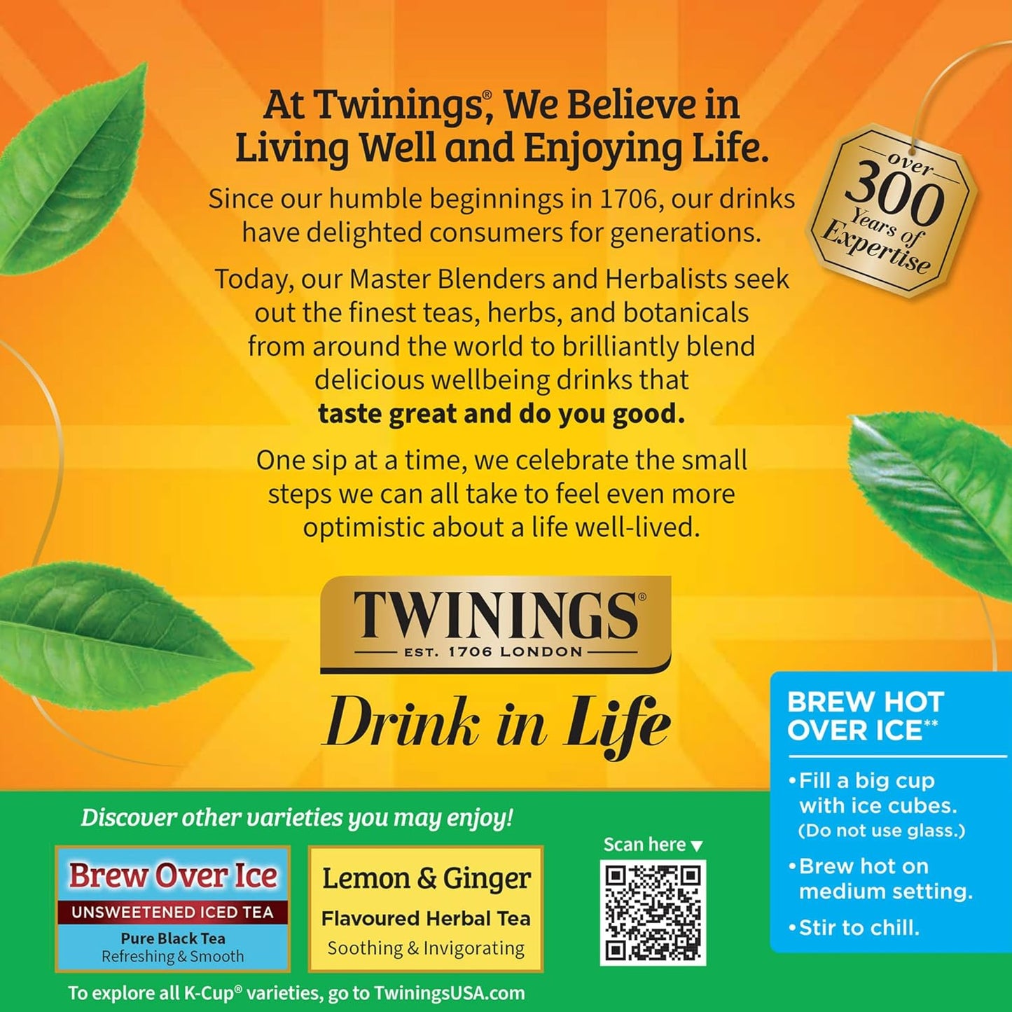 Twinings Pure Peppermint Herbal Tea K-Cup Pods for Keurig, 24 Count (Pack of 1), Made with 100% Pure Peppermint, Naturally Caffeine-Free, Enjoy Hot or Iced