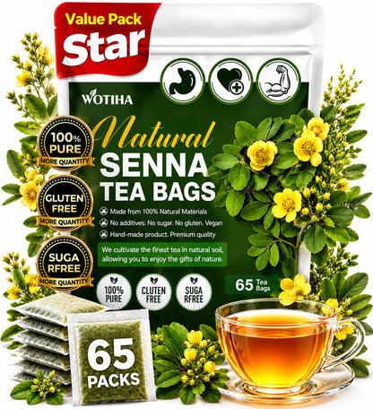 WOTIHA 60 Count Premium Lemon Balm Tea Bags - 100% Pure Natural Leaves, Lemony Citrusy Flavor, Supports Calming & Digestion, Caffeine-Free, Additive-Free, Sugar-Free, Vegan Non-GMO