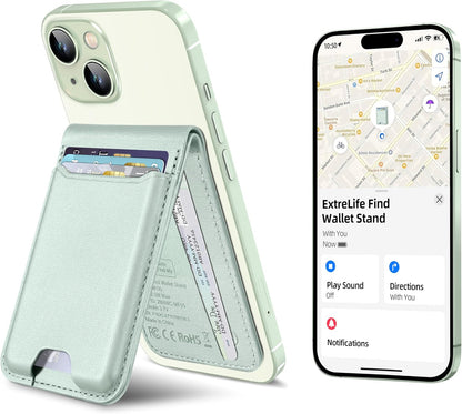 ExtreLife for Magsafe Wallet, Works with Apple Find My, 6 Cards Holder