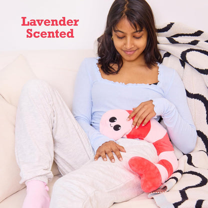 Menstruation Crustacean Lobster by Relatable, Microwavable Heating Pad for Period Cramps, Cuddly Plushies, Great Gift Ideas for Loved Ones of All Ages, Includes 1 Lavender Scented Heating Pad Plushy