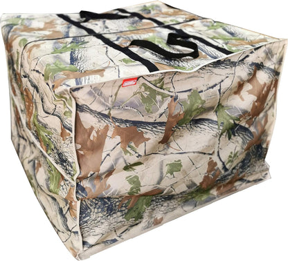 Outdoor Square Cushion/Cover Storage Bag, Protective Zippered Storage Bags with Handles, 32''L x 32''W x 24''H Black