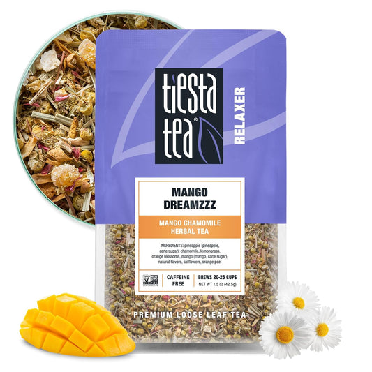 Tiesta Tea Mango Dreamzzz Chamomile Loose Leaf Herbal Tea 1.5oz