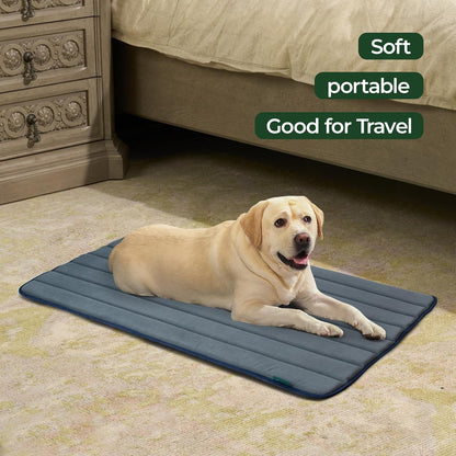BALANCE Dog Crate Pad, Dog Foam Crate Mat Kennel Pad, Washable Water-Resistant Pet Bed Flat Dogs Cage Mat for Large Dogs