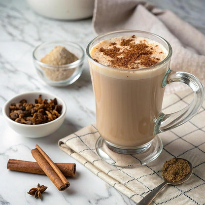 Caffe D'Vita Spiced Chai Latte Mix - Chai Tea Latte Powder Mix - 1 Lb Can