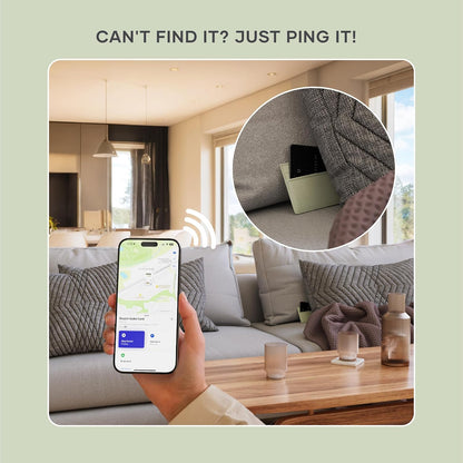 Satechi FindAll Wallet Card, Find My Compatible, Wireless Charging, Black