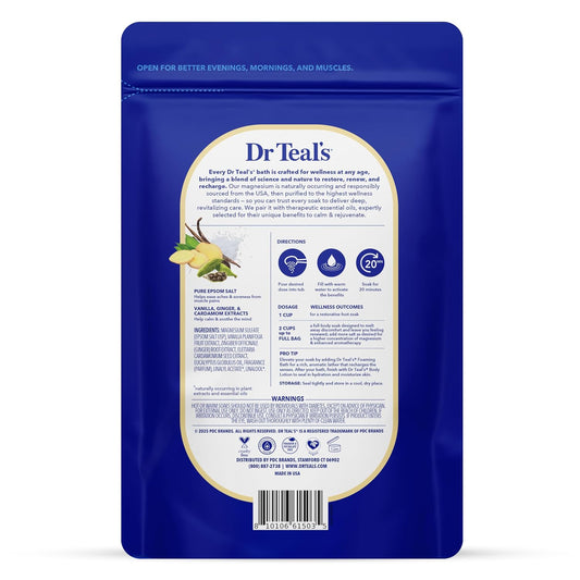 Dr Teal's Epsom Salt Magnesium Soak, Limited Edition Hawaiian Bliss, 3 lbs