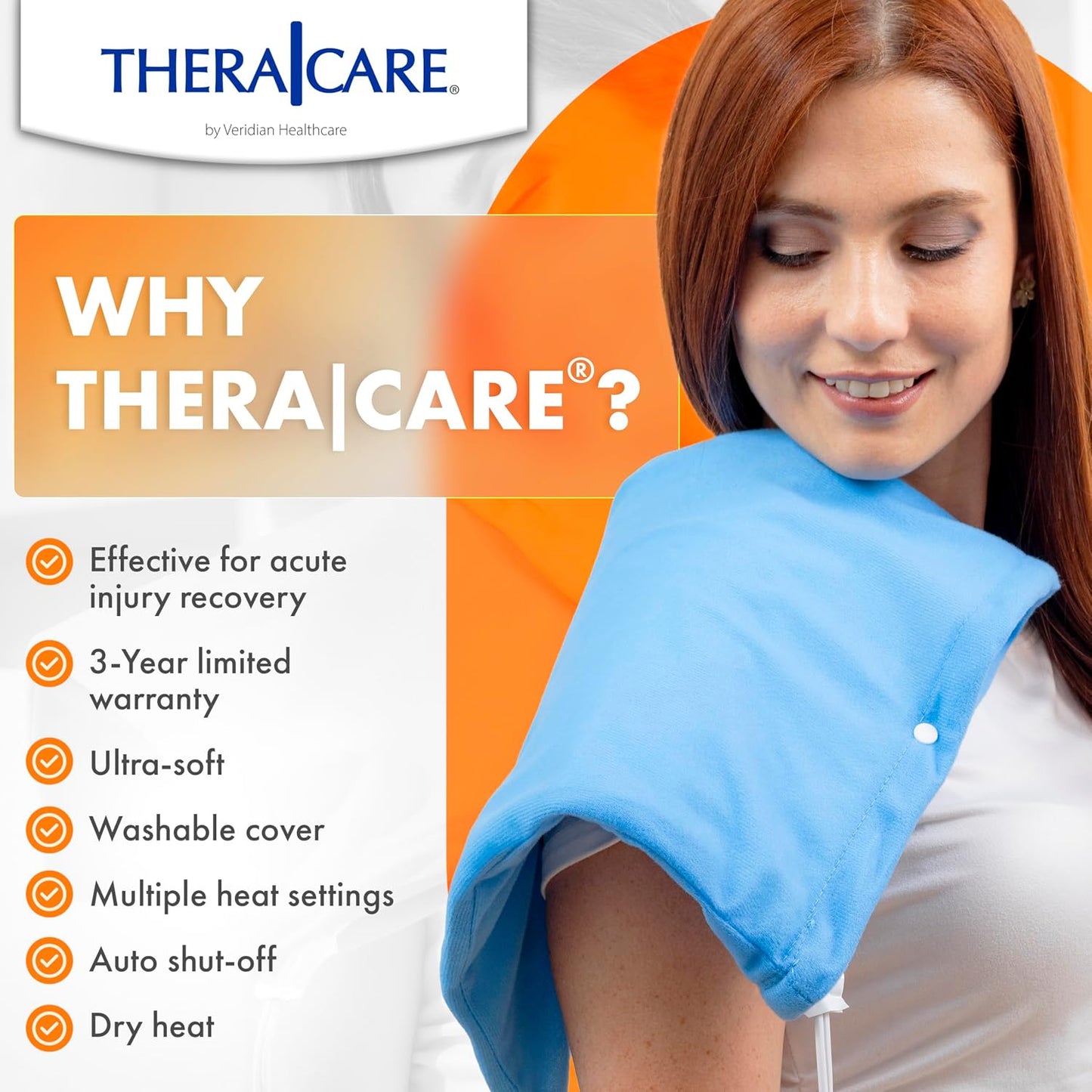 Deluxe Heating Pad Moist/Dry Heat Therapy