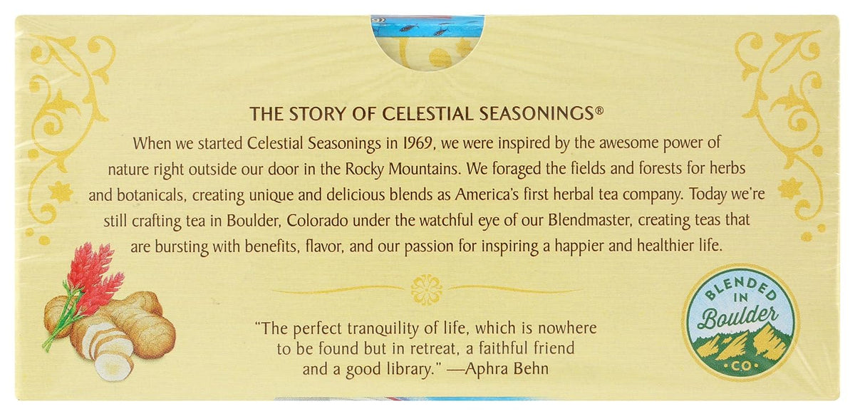 Celestial Seasonings Ginger & Probiotics Herbal Tea