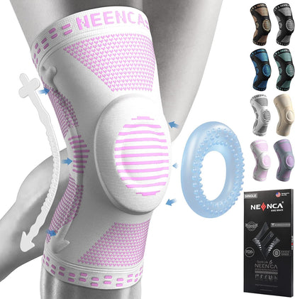 NEENCA Professional Knee Brace, Medical Knee Support for Women & Men Relief