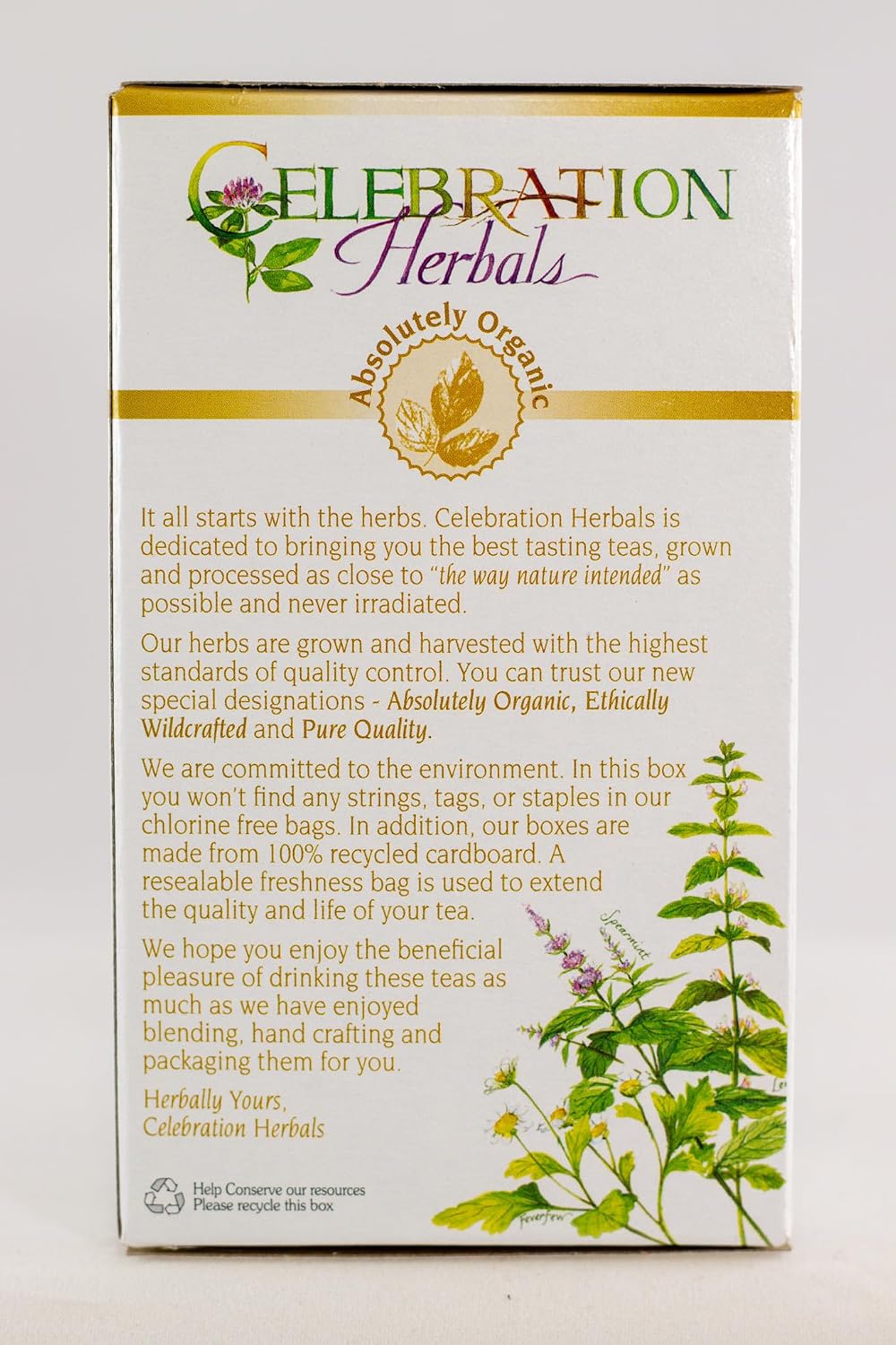 CELEBRATION HERBALS Lavender Flowers Tea Organic 24 Bag, 0.60 Ounce