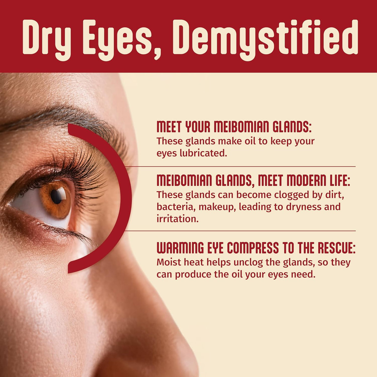 HotHands Therapy Warming Eye Compress, Tired & Dry Eye Relief, 1 Compress