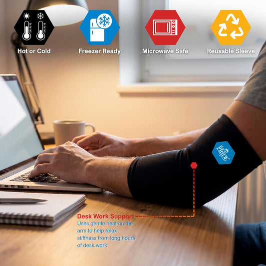 MED PRIDE Gel Compression Sleeve for Elbow and Knee, Hot & Cold Therapy