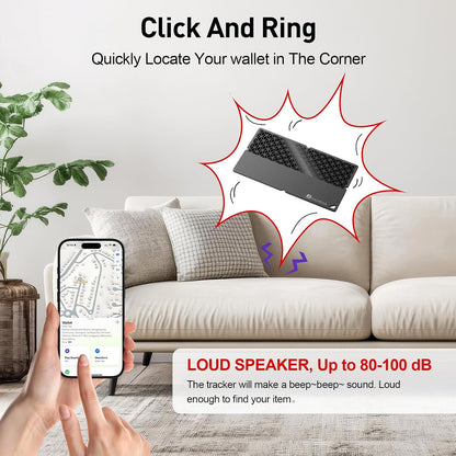 2026 Apple MFi Certified Wallet Tracker Smart Card for Find My