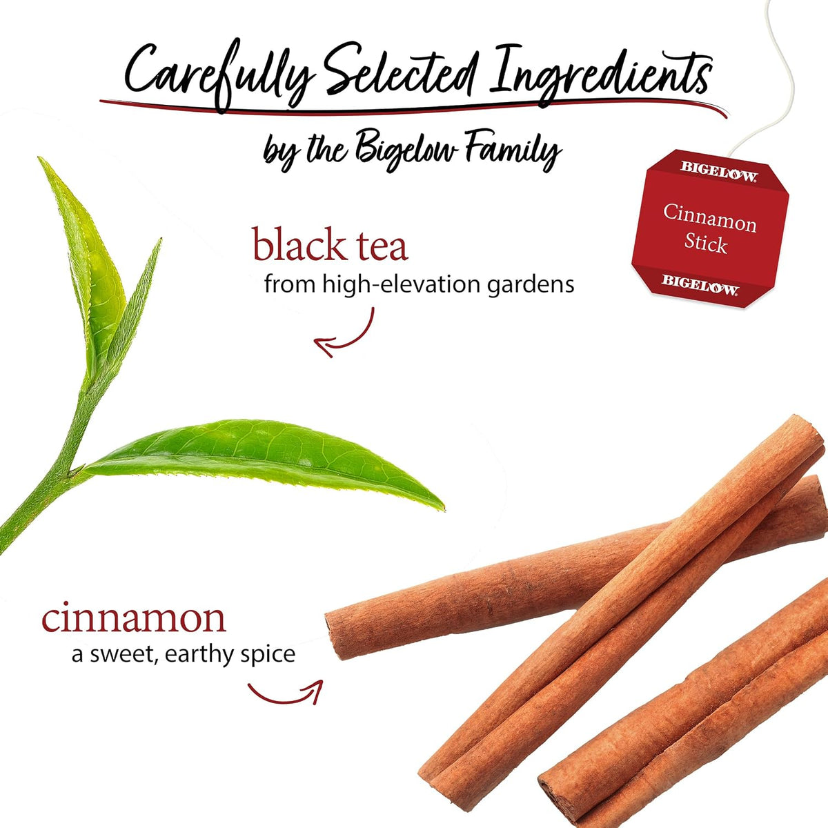 Bigelow Tea Cinnamon Stick Black Tea, 20 Count (Pack of 6)