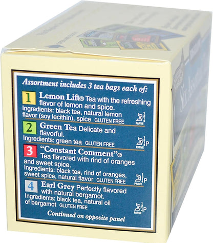 Six Assorted Tea Variety Pack 18 Bag(S)