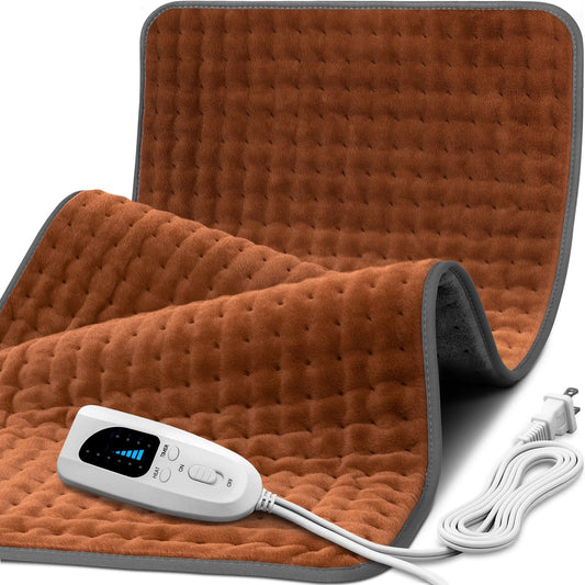 17"x33" Heating Pad for Back Pain Relief, Extra Large Electric Heat Pads