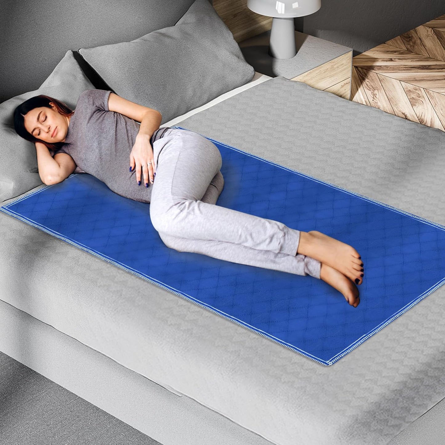 Epica Bed Pads Washable Waterproof - 34"x52" (2 Pack) Incontinence Bed Pads for Adults, Mattress pad to Protect Bed from Stains, Large Bed wetting Pads for Home & Hospital Use (500 Washes)