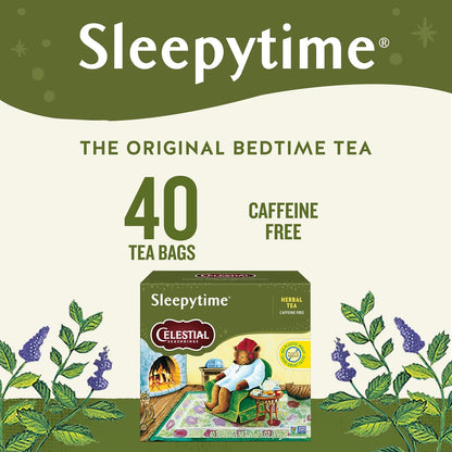 Celestial Seasonings Sleepytime Herbal Tea, Variety Pack - Caffeine Free Sleep Tea, 20 Tea Bags Per Box (Pack of 6)
