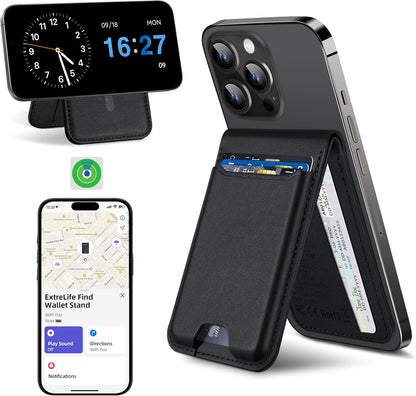 ExtreLife for Magsafe Wallet, Works with Apple Find My, 6 Cards Holder