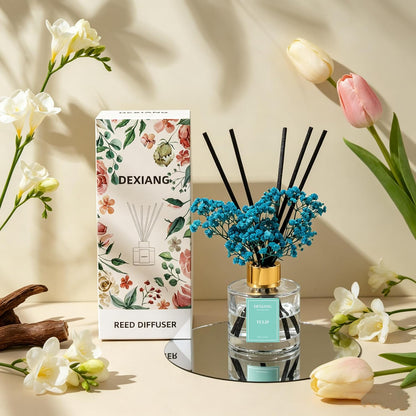 Reed Diffuser Set, Coconut 3.38 fl oz Oil Home Fragrance Bathroom Decor