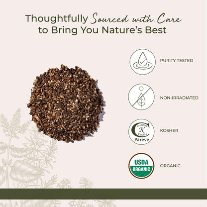 Starwest Botanicals Organic Raw Dandelion Root, Cut & Sifted - 4 oz Pouch