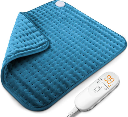 Heating Pad for Back, Electric Heating Pads for Cramps/Abdomen/Waist/Shoulder with 6 Heat Settings and Auto-Off, Moist/Dry Heat pad, Mothers Day Gifts for Mom Women Wife Grandma, 12" x 24"
