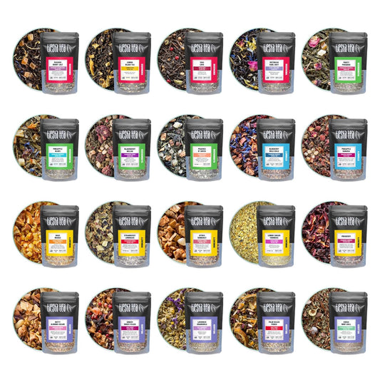 Tiesta Tea Discovery Sampler Dry Flight Set Loose Leaf 20 Pouches