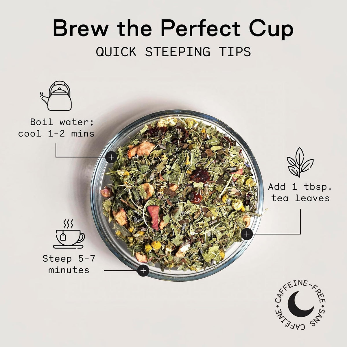 Firebelly Tea Paradise, Organic Chamomile, Lemon Verbena & Lavender Tea, Loose Leaf Herbal Blend, Caffeine Free, Relaxing Calming Tea for Evening & Sleep Support, 1.59oz