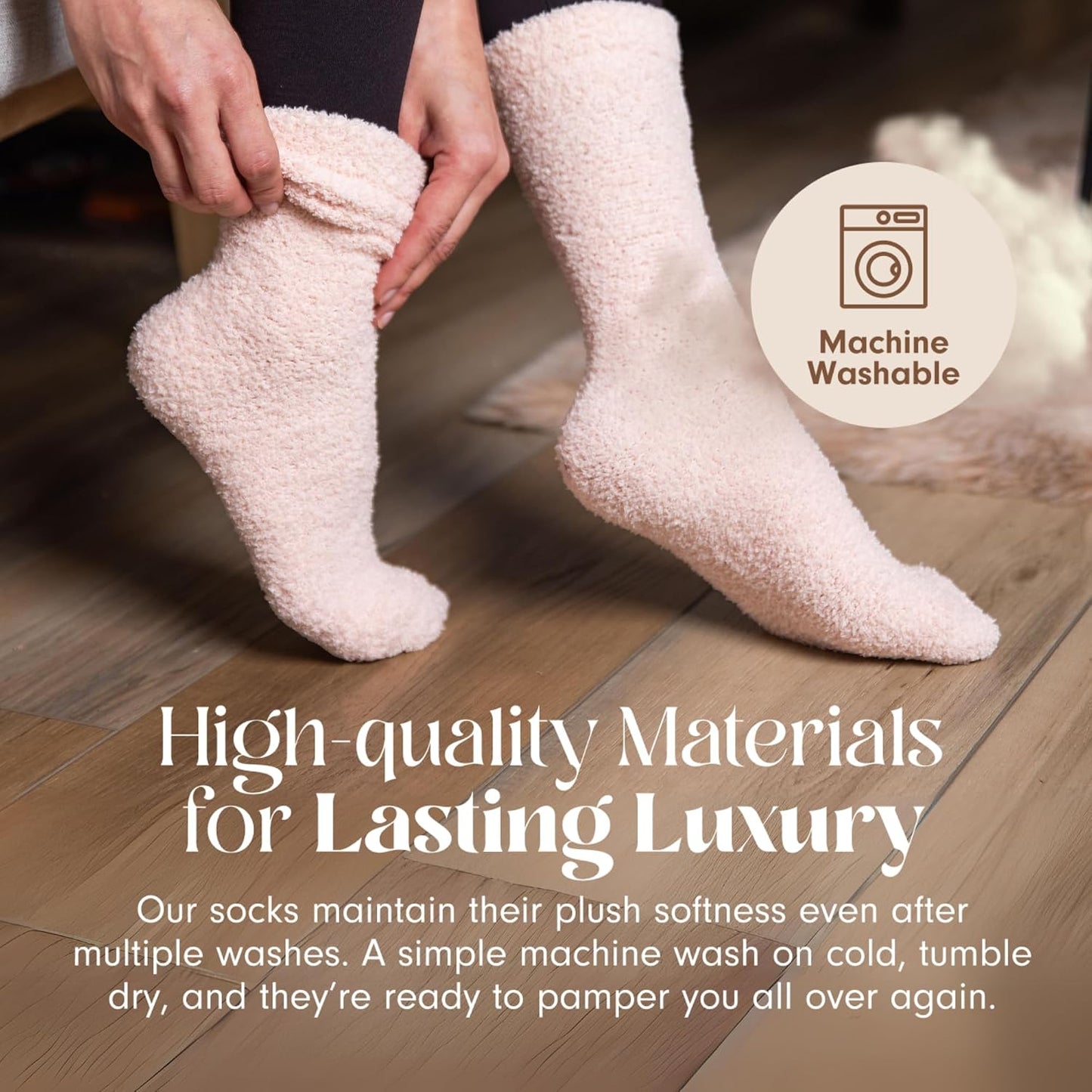 Unboxme Gifts Warm & Cozy Ultra-Luxe Cloud Sock, Gift for Women & Men