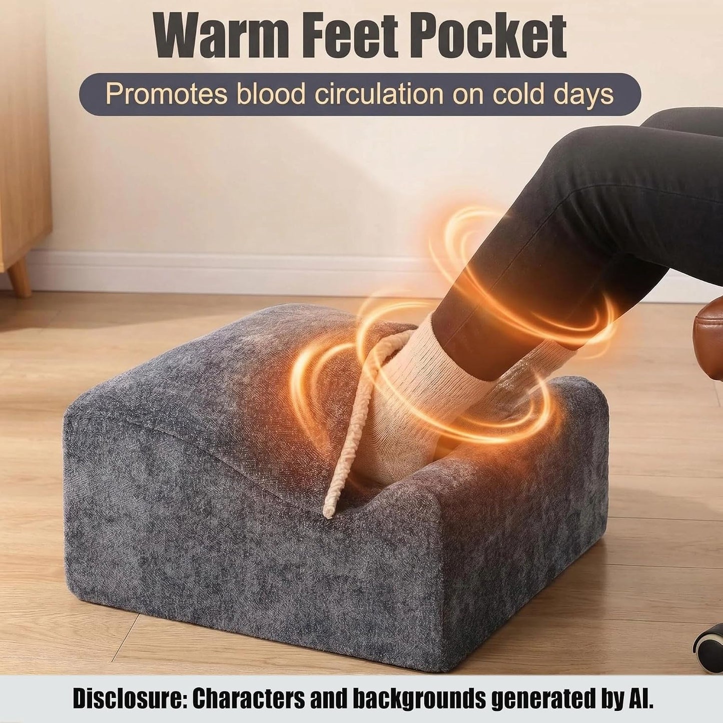 Work Foot Rest Under Desk,Comfort Foot Rest for Couch | Foot Rest For Under Desk at Work,At Soft Ergonomic Footrest,Support Foot Pillow,Heel Chair,Leg Elevation Pillow blue