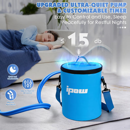 Ice Machine for Shoulder After Surgery, Portable Cold Therapy Machine for Shoulder, Ice Therapy for Recovery, Ideal for Sport Injuries, Pains Relief, Strain & Stiffness, Sprain Swelling