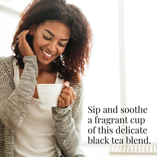 The Republic of Tea - Rose Petal Full-Leaf Loose Black Tea, 2.8 Oz Tin | Steeps 50 Cups | Caffeinated