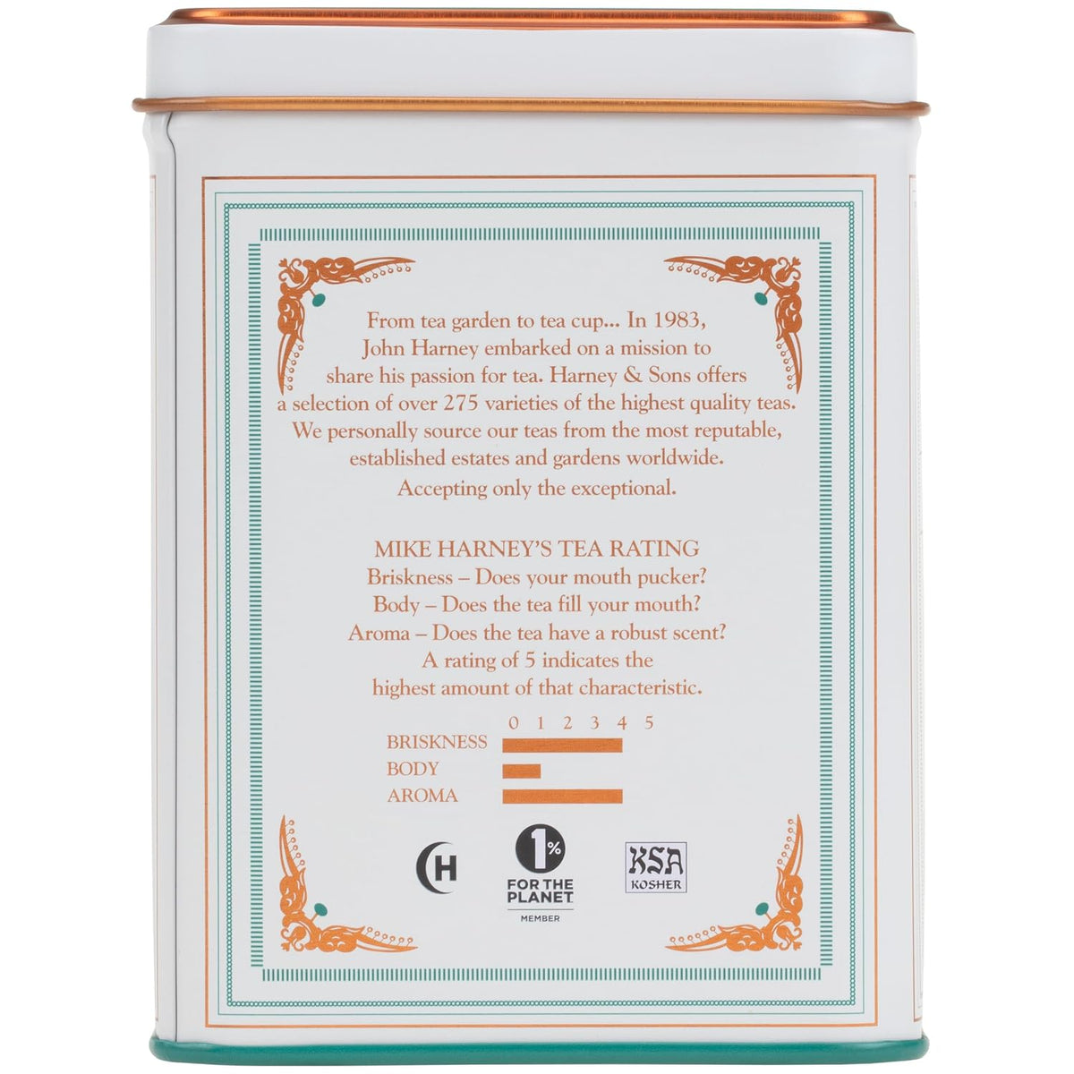 Harney and Sons Peppermint Tea, 20 Sachets 1.2 oz