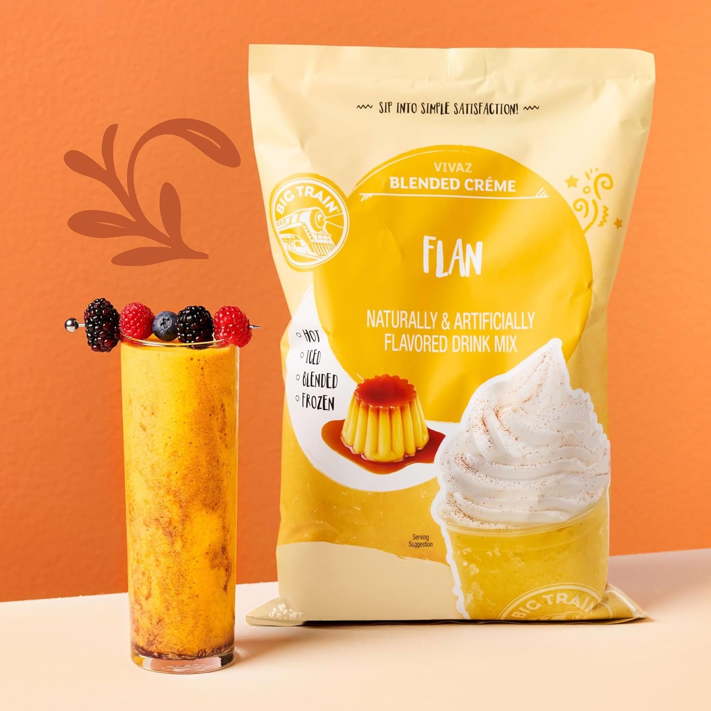 Big Train Vanilla Bean Blended Crème Beverage Mix, 3.5 Pound (Pack of 1) - Colors B