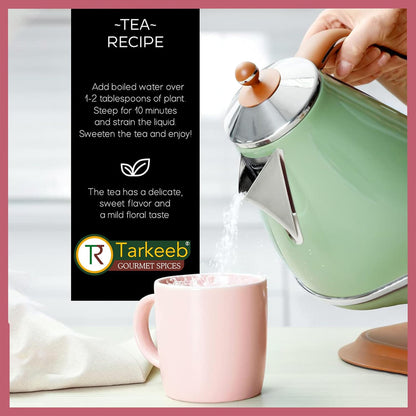 Tarkeeb Dried Rose Petals ~ All Natural | Edible Rose Petals | Dried Flower Petals for Herbal Tea, Decoration, Rose Sprinkles, Topping on Cupcakes, Desserts - Net Weight: 1.05oz/30g | Indian Origin |