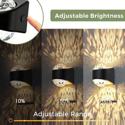 L LOHAS LED Night Light,Projector Night Light with Dusk to Dawn Sensor