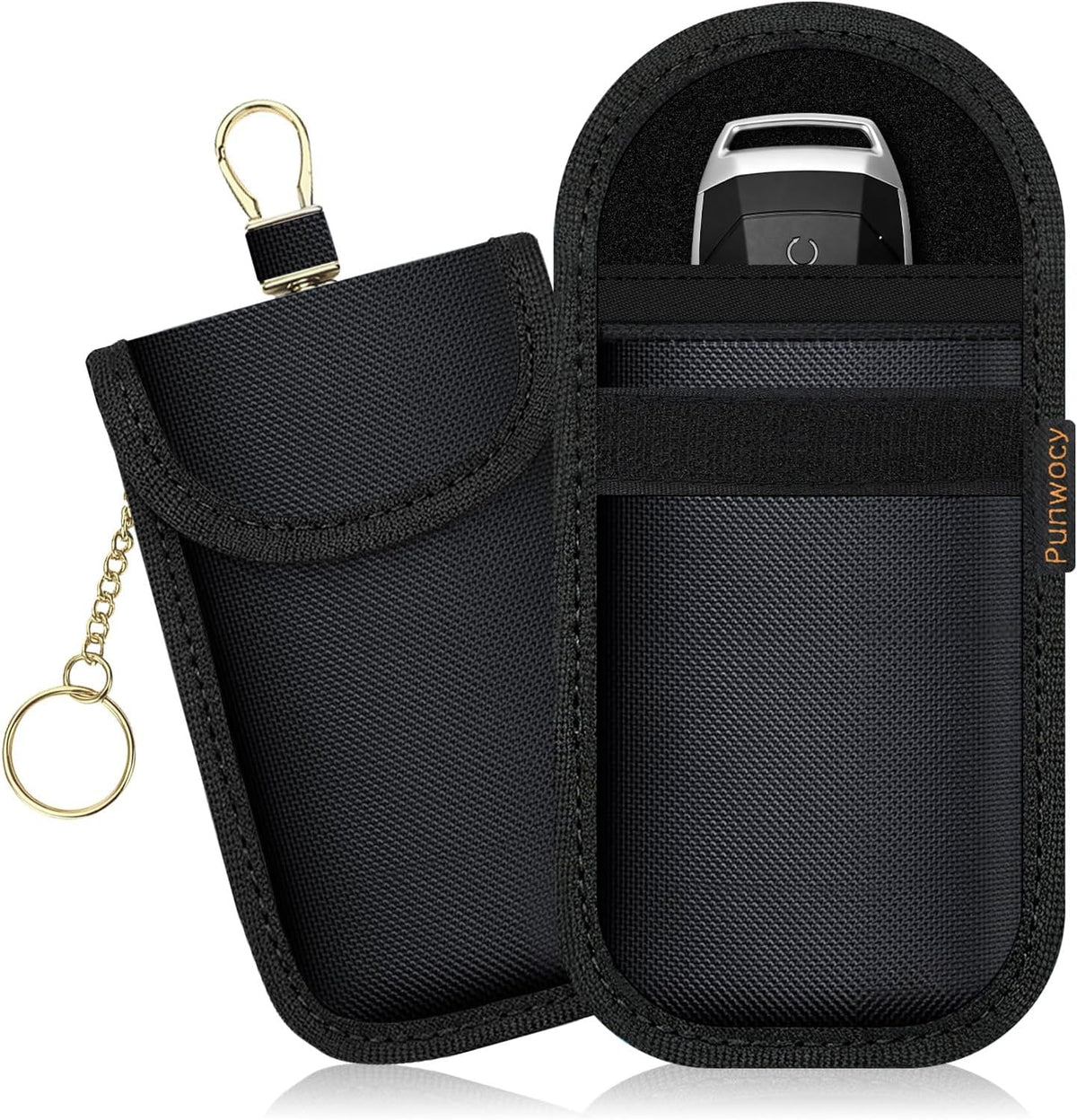 Faraday Bags for Phones & Car Key Fobs, Signal Blocking, 2-Pack